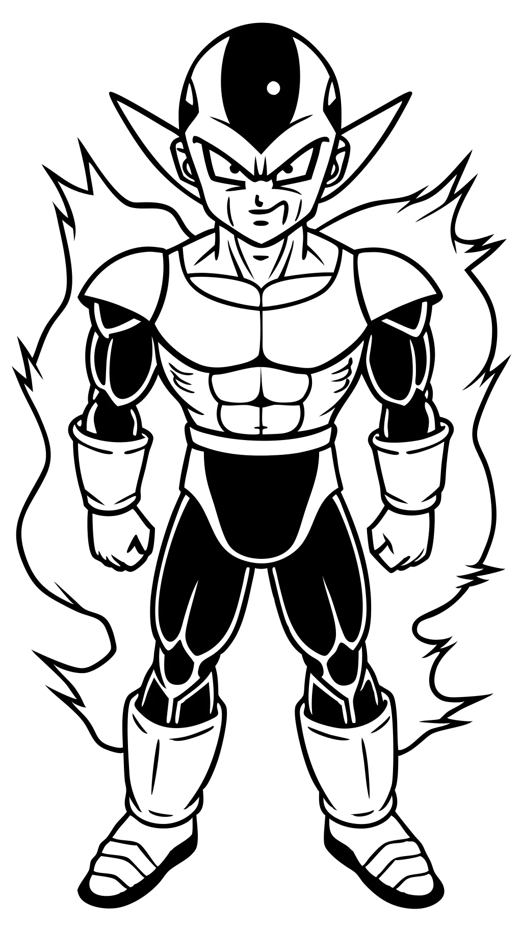 dragon ball z frieza coloring pages